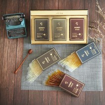 40년전통 이희철 진꿀 100%천연 벌꿀 설 선물세트 스틱꿀 3종 세트+쇼핑백, 아카시아+야생화+밤꿀, 3종 선물세트+쇼핑백+미니카드