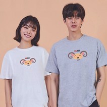 키밍 양띠 허니문룩 롱반팔티셔츠 핏좋은반팔