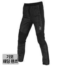 폭스레이싱 겨울 방한 콜린 패딩 세미프리팬츠 FRLPT-159, 블랙