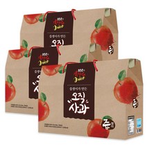 즙쟁이 사과즙 3박스 90포
