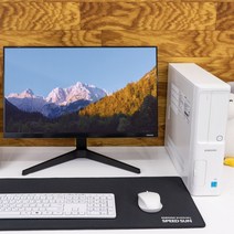 삼성데스크탑 A24A 24인치모니터 코딩 패키지 초중 코딩용 신학기 컴퓨터 인텔 12th 펜티엄 데스크탑 한컴증정, 에듀팩1(24R+128G+램8G), A-A24AW(화이트)+한컴2022