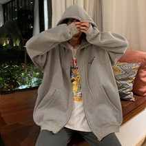 베베디 여성용 영스크 기모 후드집업