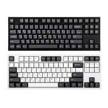 COX CK87BT 게이트론 블루투스 5.0 텐키리스 게이밍 기계식 키보드 정품, 블랙 황축