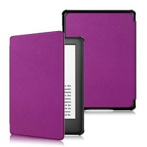 이북리더기 ebook 전자책 뷰어 타블렛 태블릿 울트라 슬림 킨들 케이스 패션 PU 가죽 eBook 리더 8/10th Ge, 10 purple, 02 For Kindle 4