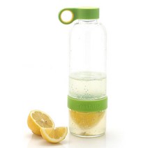 휴대용 간편한 레몬디톡스 워터보틀 800L 스포츠 물병 등산 음료 피크닉 운동, 오렌지 (Orange)