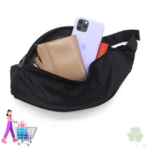 스포츠 동전가방 힙쌕 블랙 10대 남자 남성 20대 Men bag GPR0196EA