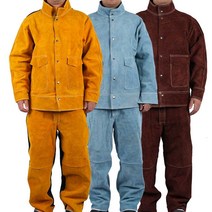 방염복 용접 작업복 산업용 방화복 방열복 안전복, 오렌지 믹스 수트 안감포함, 1개