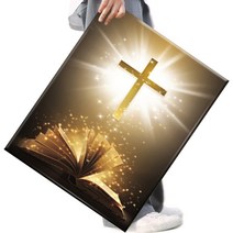 파센 액자 캔버스형 보석십자수 DIY 키트 40 x 50 cm, FS153예수-7, 40x50 cm
