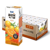 썬업 NEW 썬업 오렌지 200ml 24개