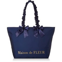 메종드플뢰르 Maison de FLEUR 더블리본 러플 대형 토트백 8S21F0J1150