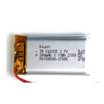 더한 리튬 폴리머 배터리 충전지 502035 300mAh, 1개