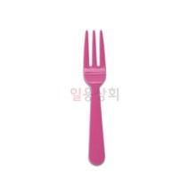 [ILYONG] 일회용 미니 세발 포크 TY 95mm 벌크포장 10000개 분홍, 핑크
