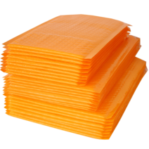 PE 택배 안전봉투 에어캡 뽁뽁이봉투, 1장, 오렌지