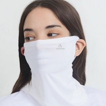 비다펀 쿨링 마스크 자외선차단 남여공용 목토시 버프, CM02귀오픈형-화이트