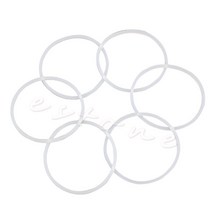 매직 총알 플랫크로스 블레이드 용 6pcs 새로운 교체 가스켓 고무 씰 링