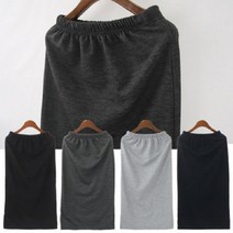 활동 편한 옆트임 여자 일자 면스판 롱스커트