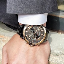 포체 남자 메탈 손목시계 FM1173