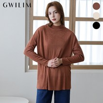 (귈림) 루즈핏 솔리드 하프터틀넥니트(GAFKN034J)