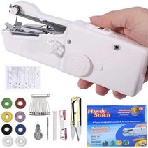 가정용미싱 미니재봉기 재봉틀휴대용 핸드 헬드 재봉틀 무선 전기 세트 가정용 빠른 수리 DIY 의류, 04 WT-Standard, 04 WT-Standard