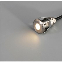테라스 조명 12v 24v 1w 야외 계단 라이트 데크 플로어 코너 Sconce 베란다 발코니 바 장식 설비 Led, 05 15mm AC12V, 05 웜 화이트