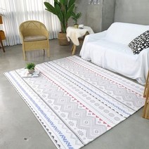 [바보사랑] 에스닉러그 거실카페트 방바닥매트 100X150cm