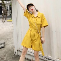 반바지점프수트 인싸템 카고 바디슈트 여성의류 여름옷 슬림핏 빅진 반바지set 멜빵바지 3642943577