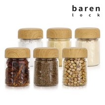 [위드] 바른락 트라이탄 양념통 180ml(소) 6P (우드 체리)