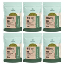 100% 국산 뽕잎 분말 가루 파우더, 6개, 500g