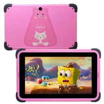 판타블렛 드로잉 그림 액정 패드 태블릿 Weelikeit 어린이 8 인치 안드로이드 11 2GB 32GB 쿼드 코어 와이파이 구글 플레이 히브리어 방수 케이스 4000mAH, 없음, Pink tablet+미국