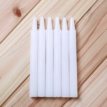 6p 롯데 연꽃 양초 명광 백색 양초 캔들 가정 상조 종교 촛불집회 인테리어 소품