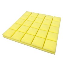 방음판 음악실 흡음재 흡음 자재 스튜디오 어쿠스틱 폼 방음 사운드 패널 보호 스폰지 흡수 처리 개, YELLOW