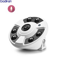 가정용 홈 무선 실시간 현관 강아지 방범용 캠 cctv Gadinan H.265AI IP 카메라 1.7mm 어안 렌즈 5MP 3MP 파노라마 야외 CCTV IP 카메라 오디오, 48V POE 3MP, 협동사, 6mm
