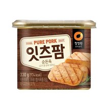 청정원 맛있는밑반찬 잇츠팜 통조림 햄 순돈육 추천 자취 캠핑음식 간단한요리 간편식 330g, 9개