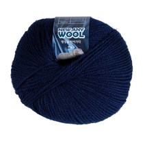 미소털실 NEW ANY WOOL 명성 & BIG 목도리실 뜨개질, 명성 - 6018 미드나이트 블루