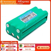 드론배터리 배터리 libero v-m600m606 vbott270271 papago s30c vone t285d 14.4v ni-mh 진공 청소기 로봇 충전식 2000mah, 협력사