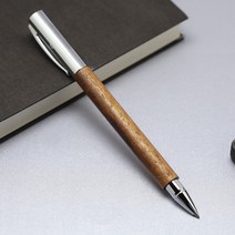 [무료각인+선물포장]엠비션 월넛우드 수성펜, 각인필요없음
