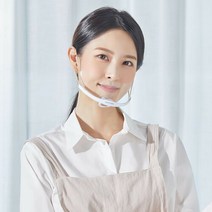 브랜드없음 마스케어 에코 투명 위생마스크 식당 주방 조리용 1개입, 단품없음