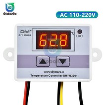 탐침 냉장고 물 온도계 XH-W3001 W3001 LED 디지털 온도 조절기 온도 온도, AC 110-220V