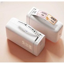 이름스티커기계 무선 라벨링기 방수 프린터 출력기, D101 (화이트 라벨 1롤)+만화 라벨 1롤