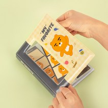 [카카오프렌즈 4컷 포토 콜렉트 북] 사진첩 앨범북 앨범케이스 사진앨범 포토북 사진꽂이 사진보관 포토앨범 포토홀더 앨범보관함, 어피치