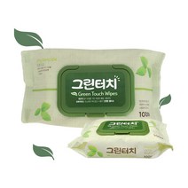 그린터치 물티슈캡형100매 피톤치드물티슈 5개총500매 _[230324EA], 본상품선택