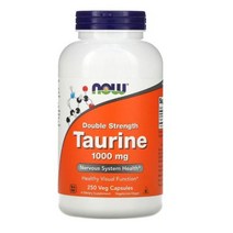 NOW Foods Taurine 1000mg 나우푸드 타우린 250정, 1, 1개