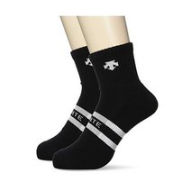 DESCENTE(데상트) 데상트 DGBPJB00 남성용 골프 양말 짧은 2개 세트 지지대 더미 항균 냄새 방지 클래식