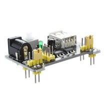 MB102 솔더리스 브레드 보드를위한 3.3V Breadboard 전원 공급 장치 모듈, 하나, 보여진 바와 같이