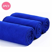극세사 먼지없는 타월10PCS 슈퍼 마이크로 화이버 부드러운 자동차 청소 타월 액세서리 오토바이 세척 유리, 3pcs blue_30x40cm