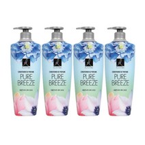 엘라스틴 퍼퓸 퓨어브리즈 컨디셔너 600ml 4개, 엘라스틴 퍼퓸 퓨어브리즈 컨디