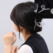 집게핀 반투명화이트 예쁜머리핀 초등학생머리핀 헤어악세사리쇼핑몰 여아리본핀 여자아이머리핀 반묶음머리