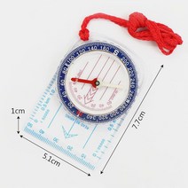 어린이 과학 수업 도구 스트랩 나침반 나침판 캠핑 등산장비 방향, 1개