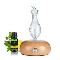 자동 아로마 오일 전기 램프 워머 수면 테라피, 에센셜 오일이 포함되지 않은 로즈우드 원목