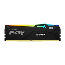 Kingston Fury 비스트 RGB 16GB 5200MT/s DDR5 CL40 DIMM 데스크탑 메모리(2개 키트) | 인텔 XMP 3.0 | 적외선 동기화 기술 | 오버클럭, 5600MT/s_16GB (2x8GB)